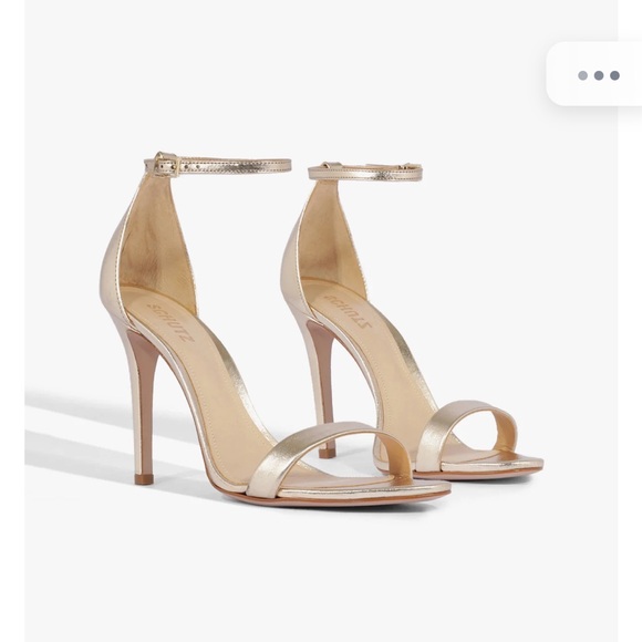 Schutz Cadey Lee sandal in gold Size 7 - Picture 1 of 5